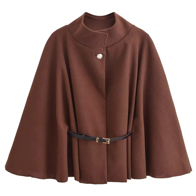 High Collar Cape Coat™